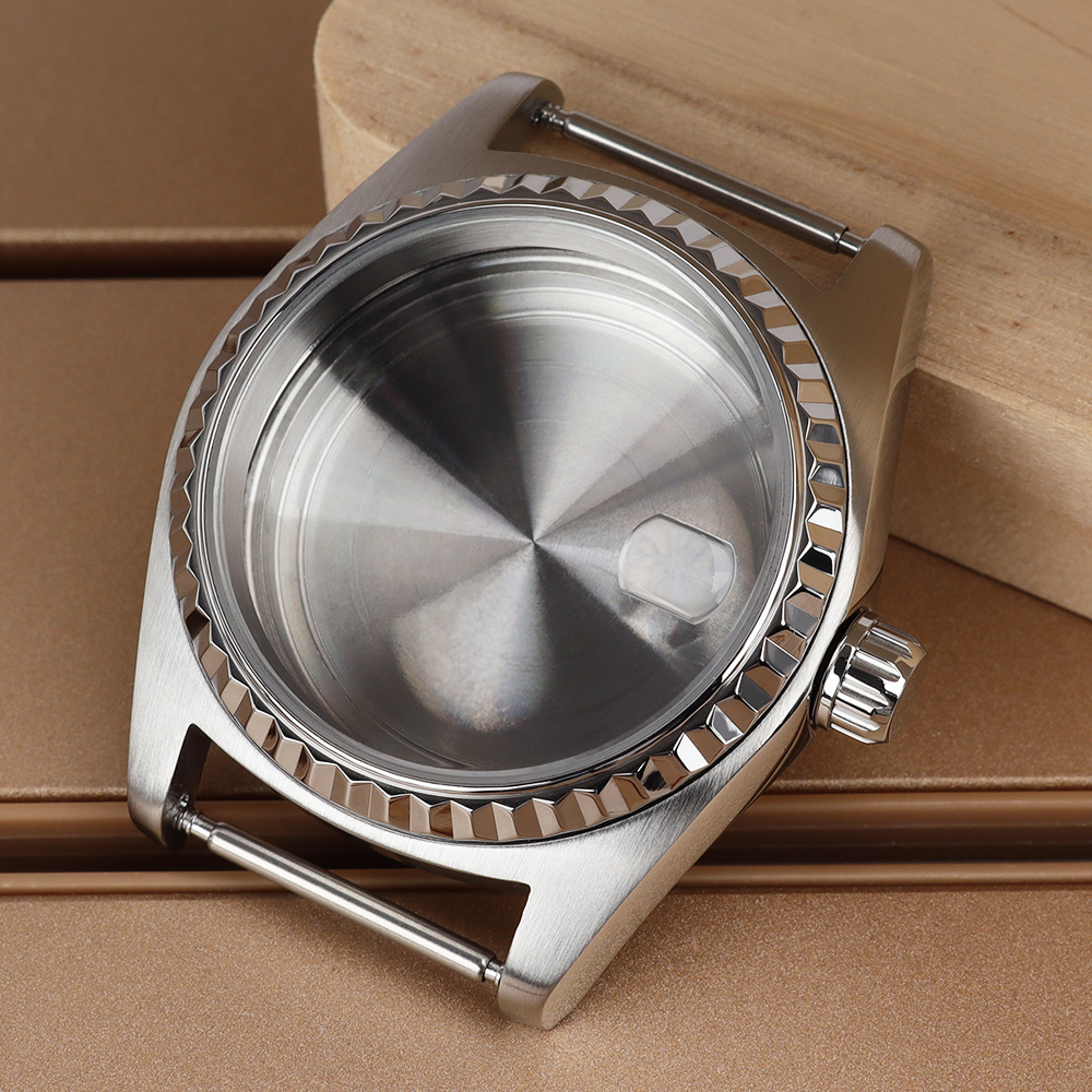 NH35 36 Silver Polished Watch  - Reel Case 评论和价格