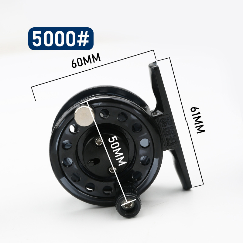 Lightweight Portable Centerpin - Ice Fishing Reel 评论和价格
