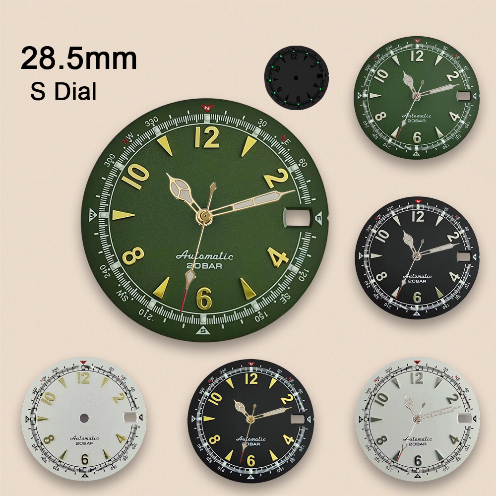 Nh35 Dial S Logo 28.5mm Retro  - Reel Case 评论和价格
