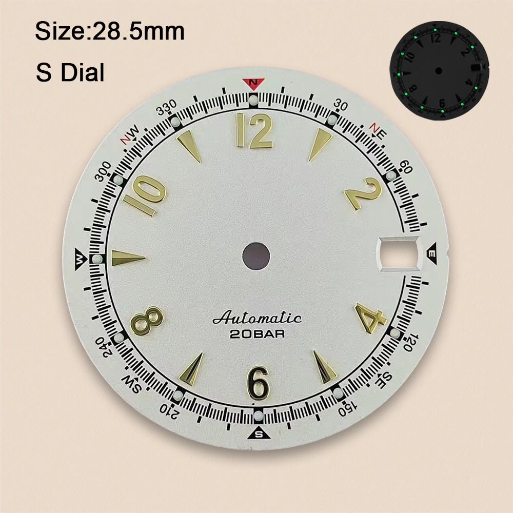 Nh35 Dial S Logo 28.5mm Retro  - Reel Case 评论和价格