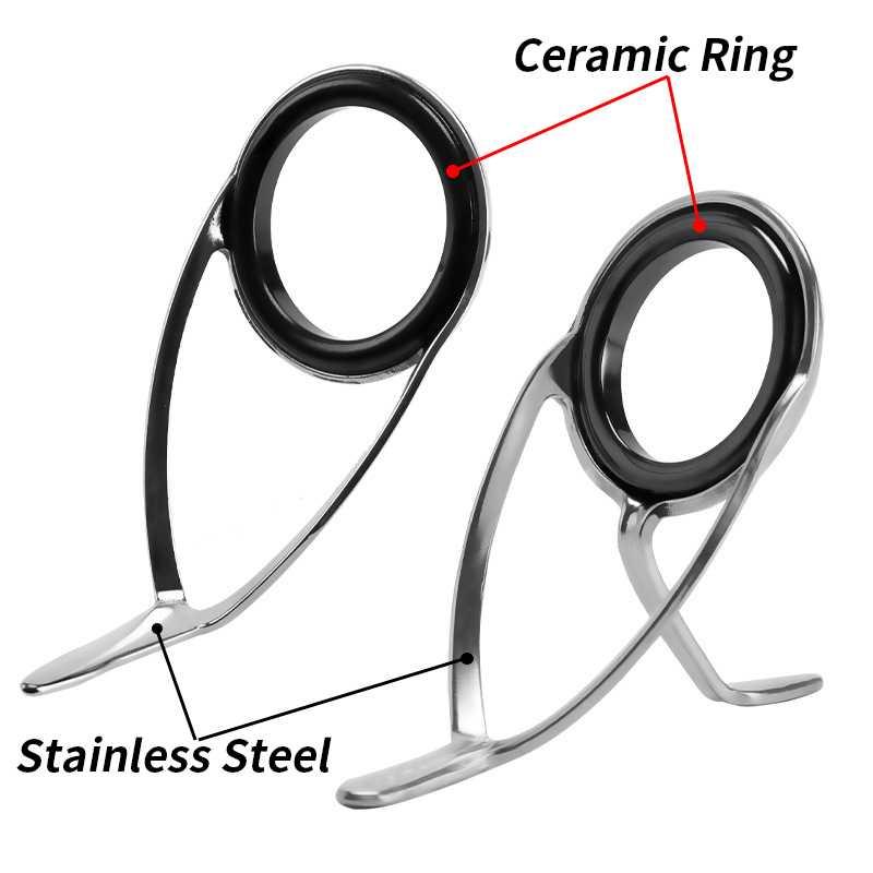 9Pcs Fishing Rod Guides Ring R - Reel Repair Kit 评论和价格