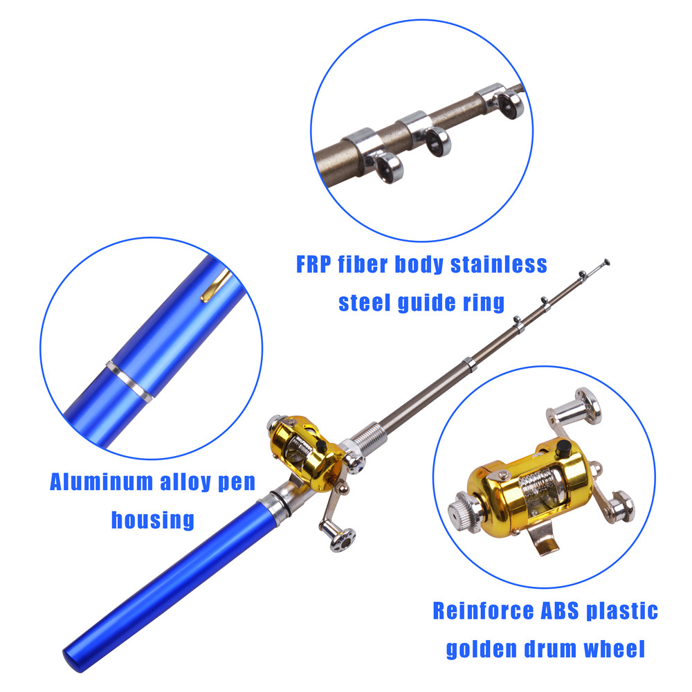 Mini ice fishing rod Combo wit - Ice Fishing Reel 评论和价格