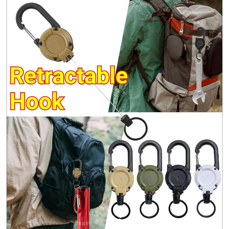 1/2/4pcs Extendable Retractabl - Reel Bag 评论和价格